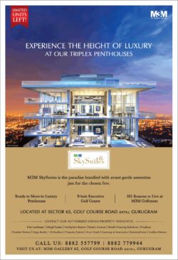 m3m-sky-suiles-luxury-penthouses-ad-times-of-india-delhi-07-02-2021