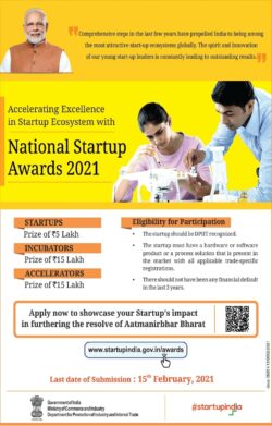 national-startup-awards-2021-by-narendra-modi-prime-minister-ad-times-of-india-delhi-09-02-2021