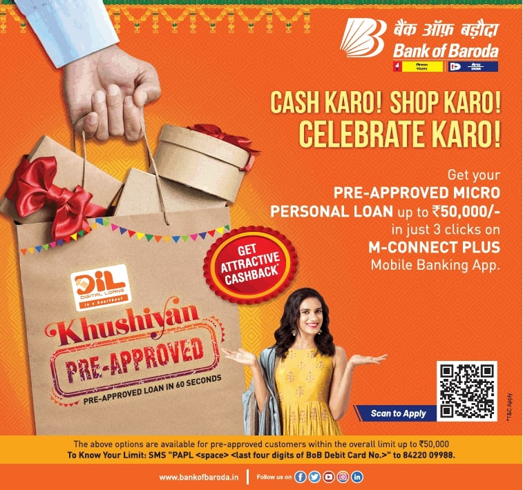 bank-of-baroda-cash-karo-shop-karo-celebrate-karo-ad-times-of-india-mumbai-18-03-2021