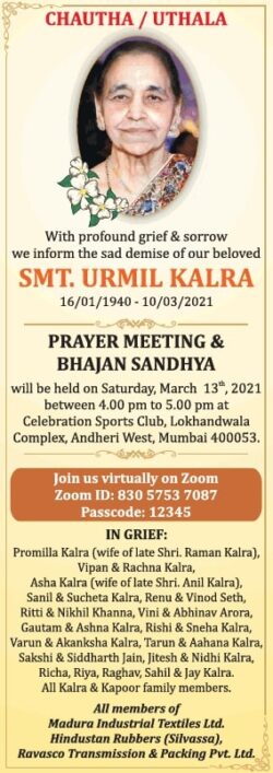 chautha-uthala-smt-urmil-kalra-ad-times-of-india-mumbai-13-03-2021