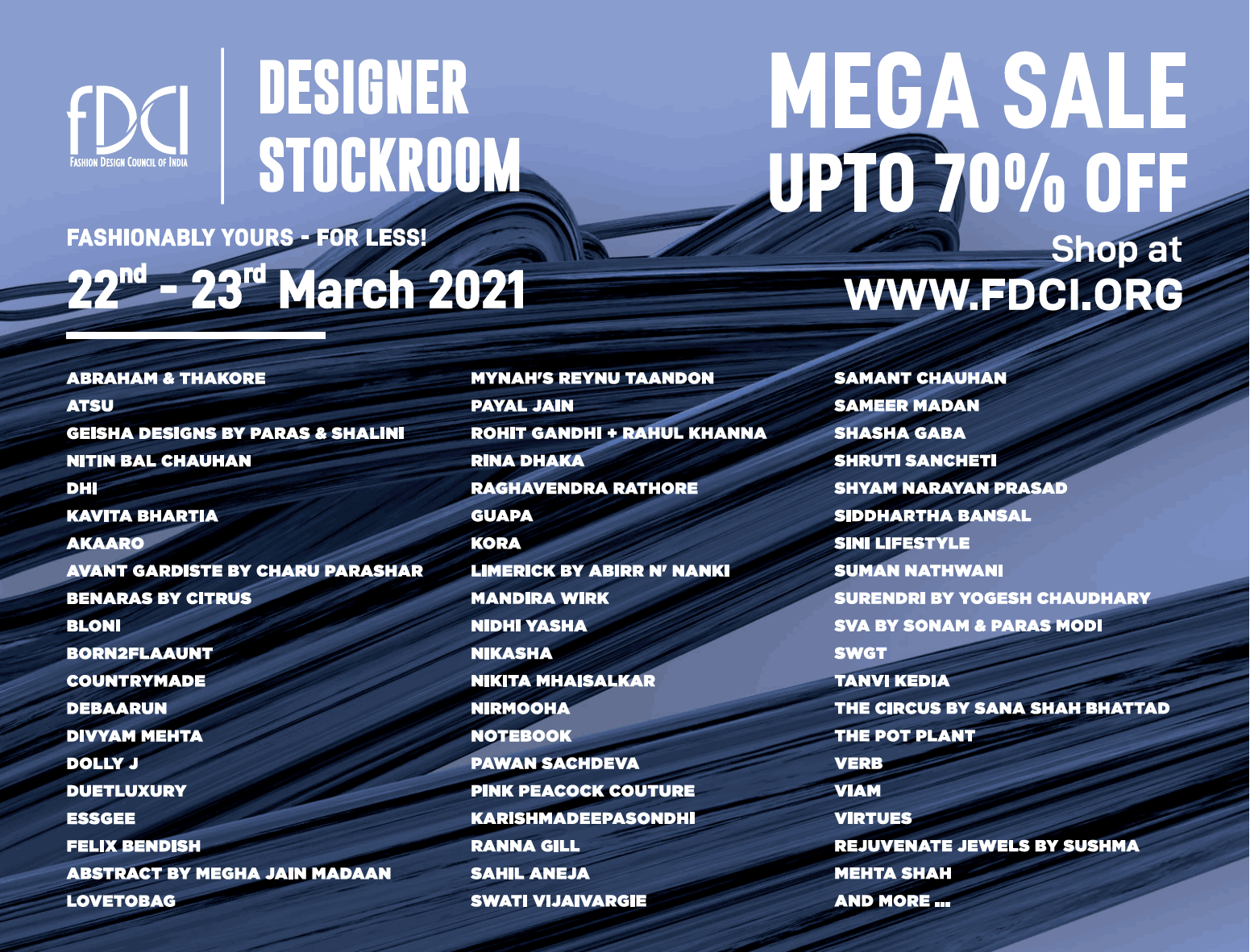 fdci-designer-stockroom-mega-sale-upto-70%-off-ad-delhi-times-21-03-2021