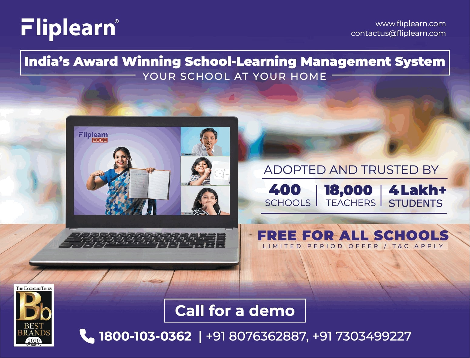 fliplearn-indias-award-winning-school-ad-delhi-times-19-03-2021