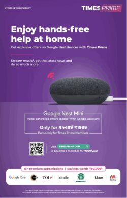 google-nest-mini-only-for-rupees-1999-ad-times-of-india-mumbai-17-03-2021