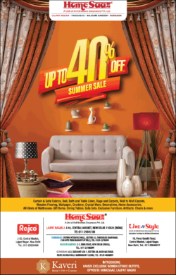 homesaaz-furniture-up-to-40%-off-summer-sale-ad-delhi-times-27-03-2021