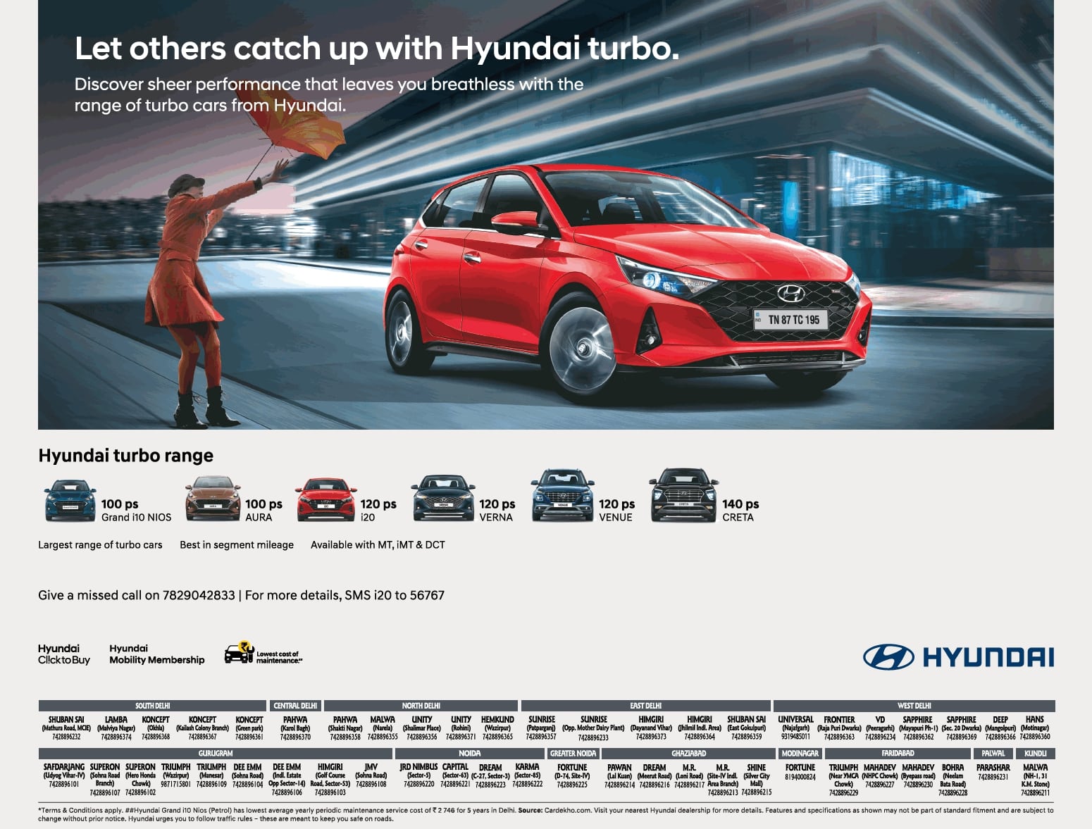 Hyundai Lets Others Catch Up With Hyundai Turbo Ad Advert Gallery