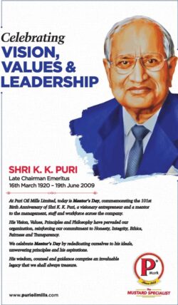 p-mark-mustard-specialist-shri-k-k-puri-late-chairmain-celebrating-vision-values-and-leadership-ad-times-of-india-delhi-16-03-2021