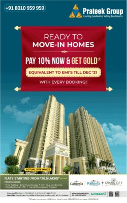 prateek-group-ready-to-move-in-homes-ad-times-of-india-delhi-07-03-2021