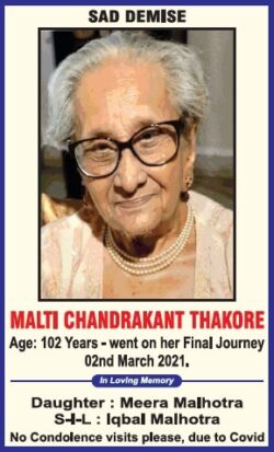 Sad-Demise-Malti-Chandrakant-Thakore-Ad-Times-Of-India-Mumbai-04-03-2021