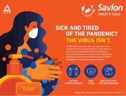 savlon-swasth-india-sick-and-tired-of-the-pandemic-the-virus-is-not-ad-times-of-india-delhi-27-03-2021