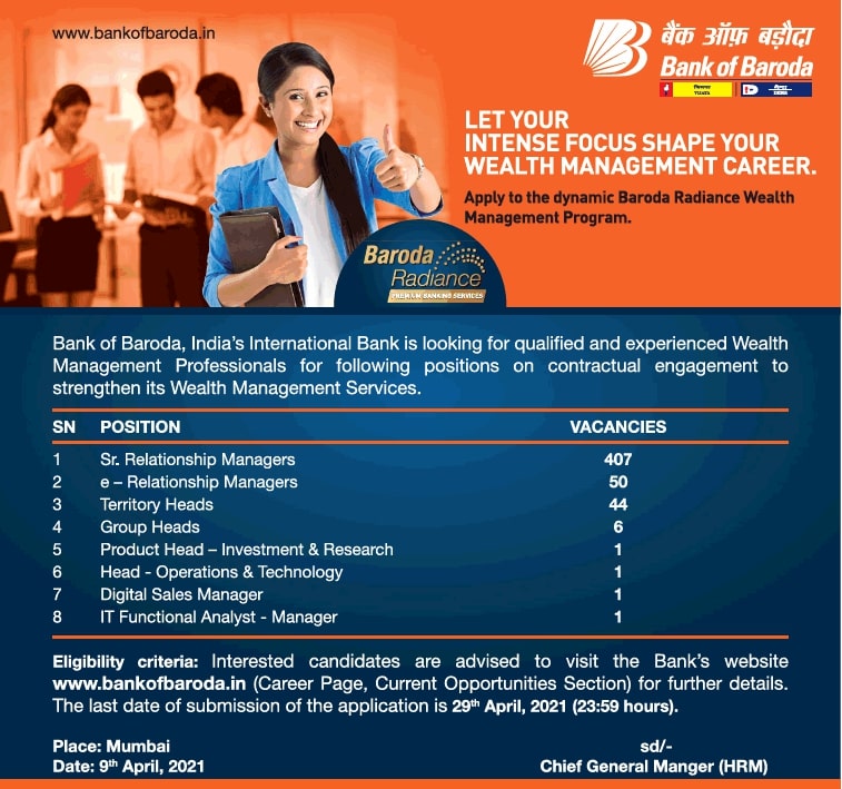 bank-of-baroda-let-your-intense-focus-shape-your-welath-management-career-ad-times-of-india-mumbai-09-04-2021