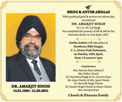 bhog-and-antim-ardaas-dr-amarjit-singh-ad-times-of-india-delhi-23-04-2021