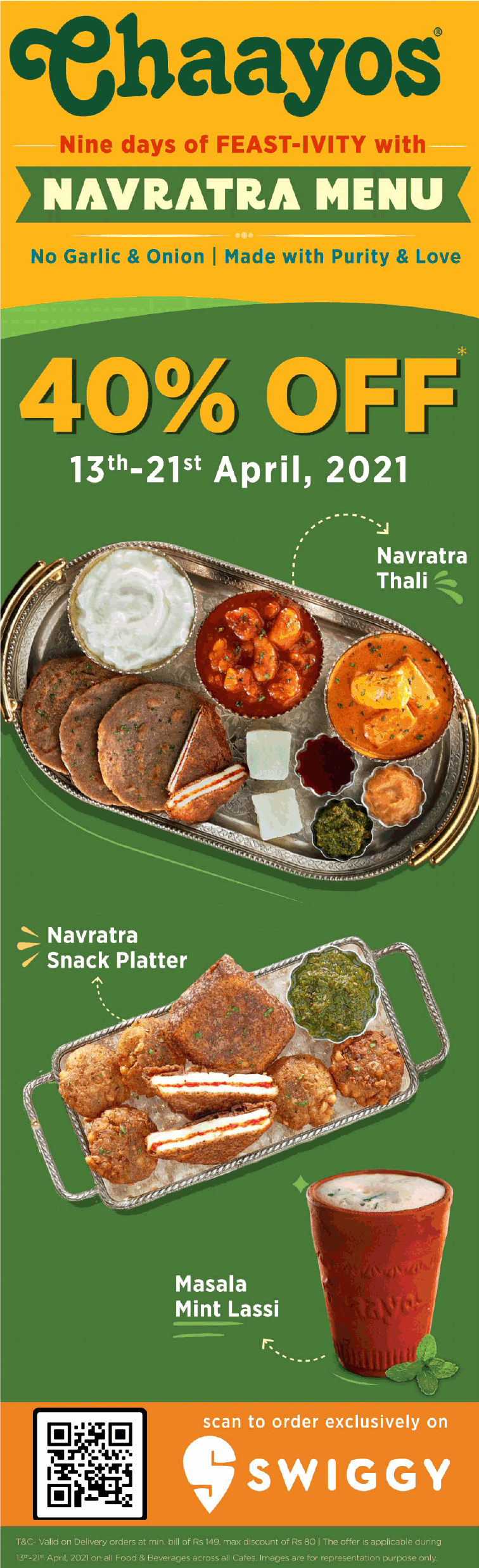 chaayos-navratra-menu-40%-off-ad-delhi-times-13-04-2021