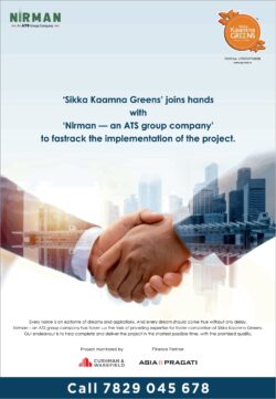 nirman-sikka-kaamna-greens-joins-hands-with-nirman-an-ats-group-company-ad-delhi-times-09-04-2021