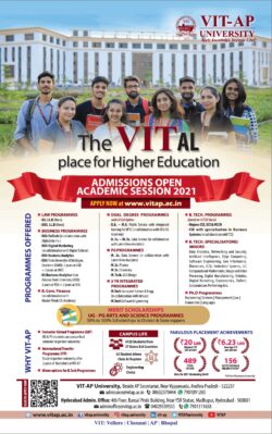 vit-ap-university-the-vit-al-place-for-higher-education-admissions-open-ad-times-of-india-mumbai-23-04-2021