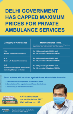 delhi-government-has-capped-maximum-prices-for-private-ambulance-services-ad-times-of-india-delhi-11-05-2021