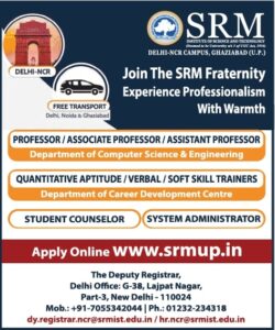 srm-university-join-the-srm-fraternity-experience-professionalism-with-warmth-ad-times-of-india-delhi-01-05-2021