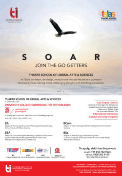thapar-school-of-liberal-arts-and-sciences-soar-join-the-go-getters-ad-times-of-india-delhi-09-05-2021