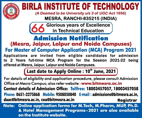 birla-institute-of-technology-admission-notification-ad-delhi-times-30-05-2021