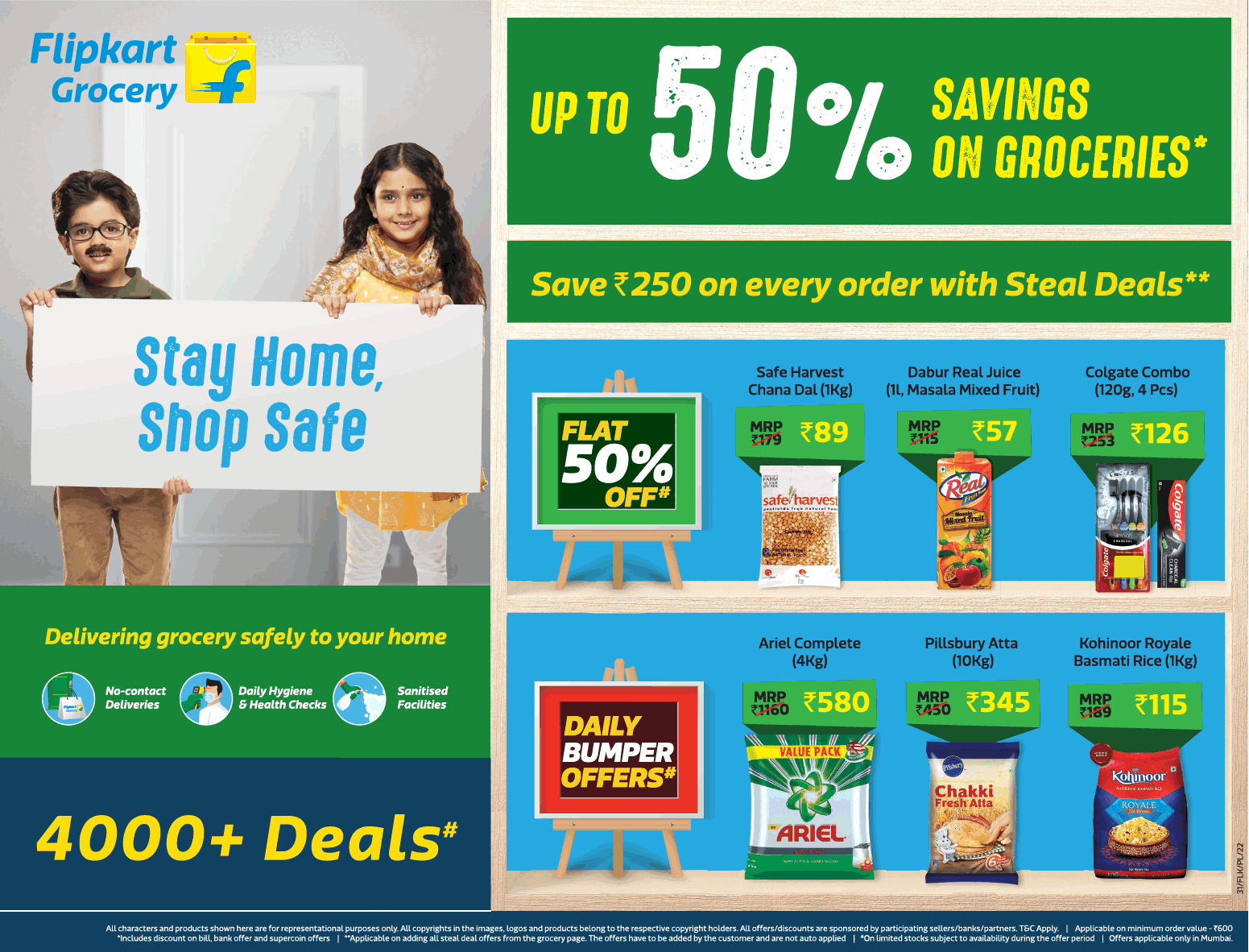 flipkart-grocery-stay-home-shop-safe-up-to-50%-savings-on-groceries-ad-times-of-india-mumbai-06-06-2021