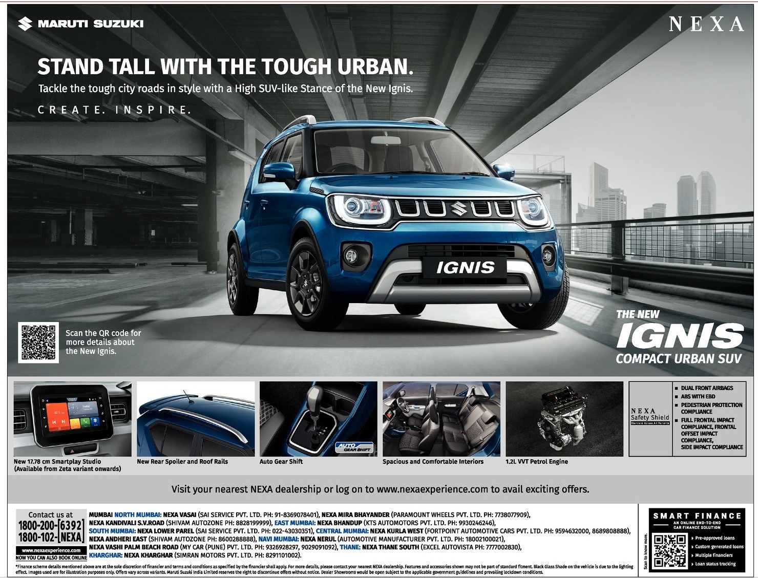 Maruti Suzuki The New Ignis Compact Urban Suv Stand Tall With The Tough  Urban Ad - Advert Gallery