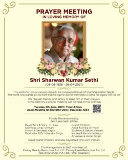 prayer-meeting-in-loving-memory-shri-sharwan-kumar-sethi-ad-times-of-india-delhi-08-06-2021