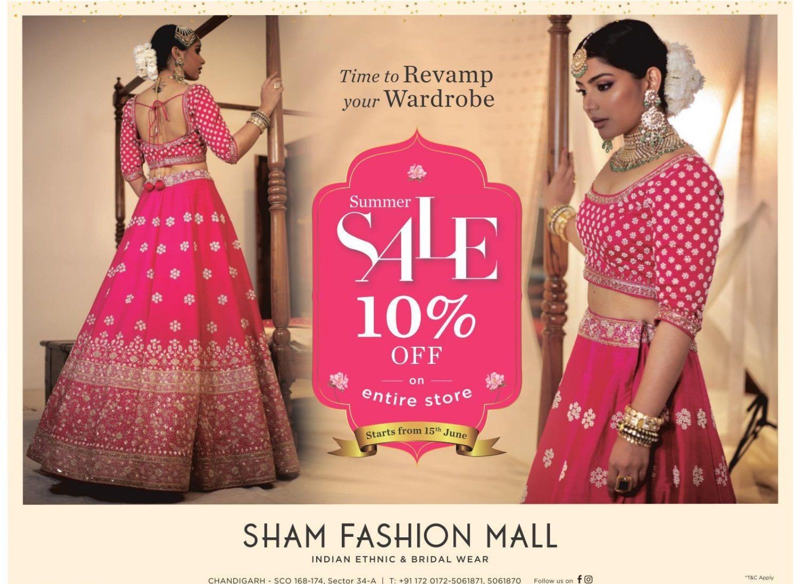 Sham Fashion Mall Summer Sale 10 Percent Off Ad Advert Gallery