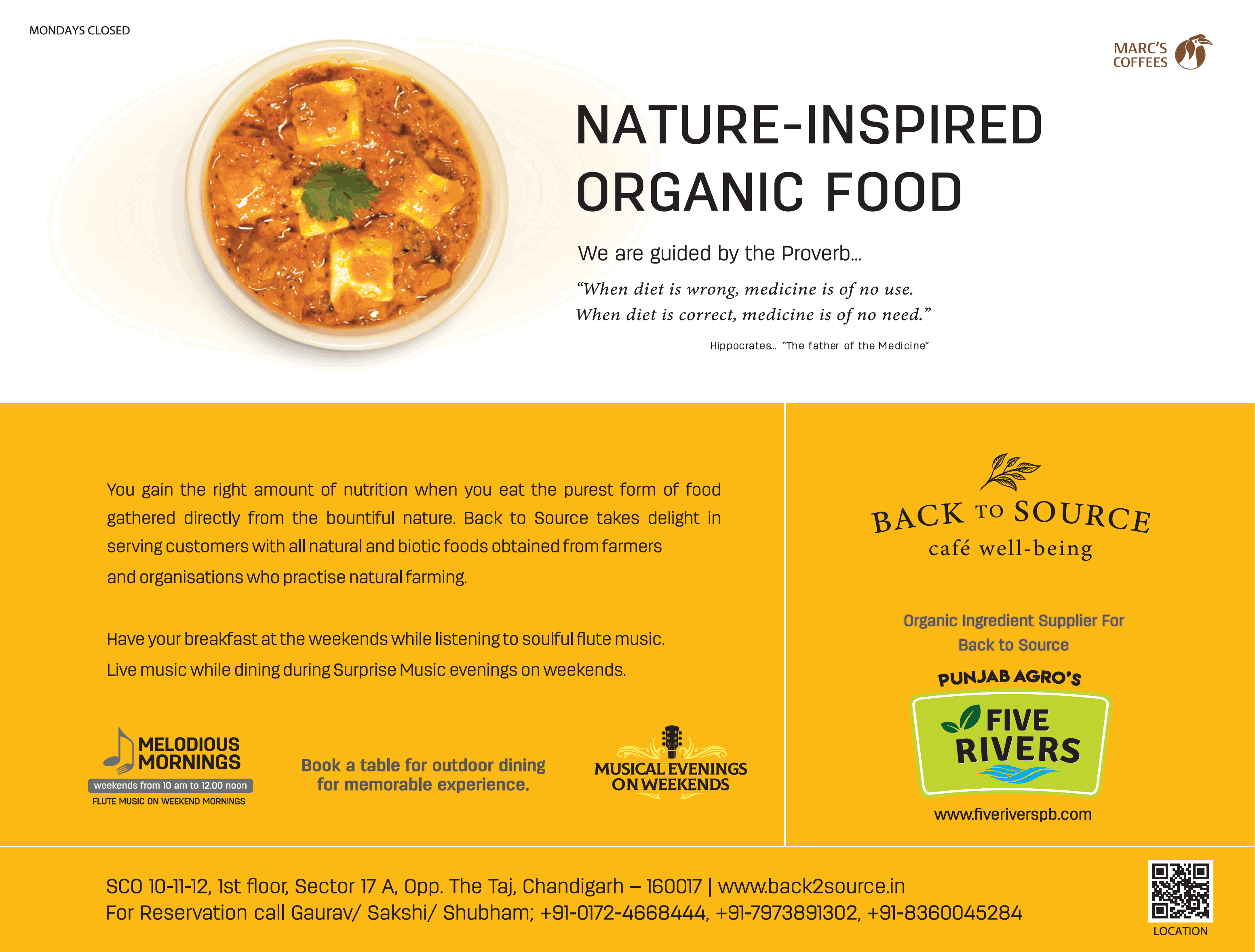 marcs-coffees-back-to-source-cafe-well-being-nature-inspired-organic-food-punjab-agros-five-rivers-ad-times-of-india-chandigarh-10-7-2021