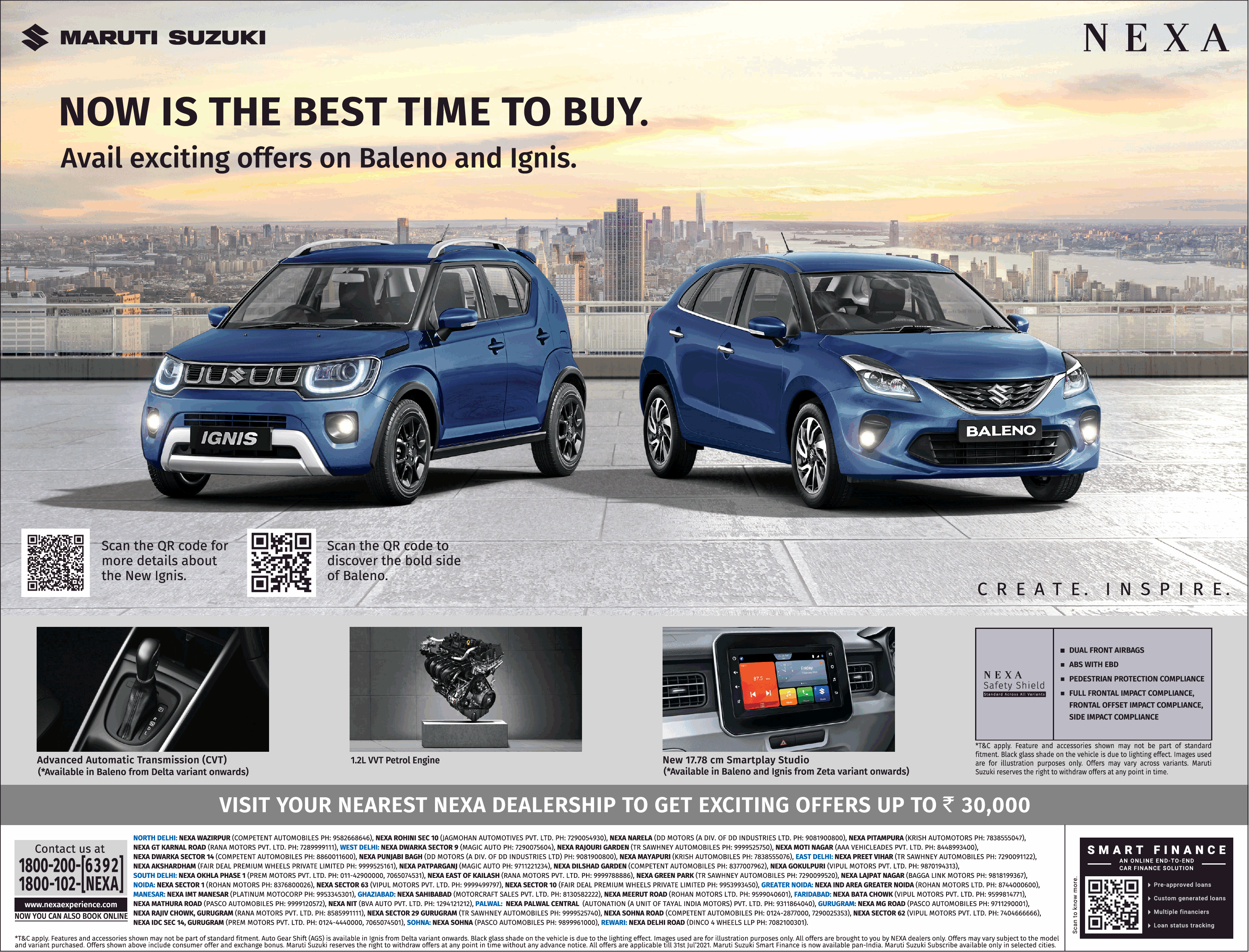 maruti-suzuki-now-is-the-best-time-to-buy-ignis-baleno-ad-times-of-india-delhi-9-7-2021