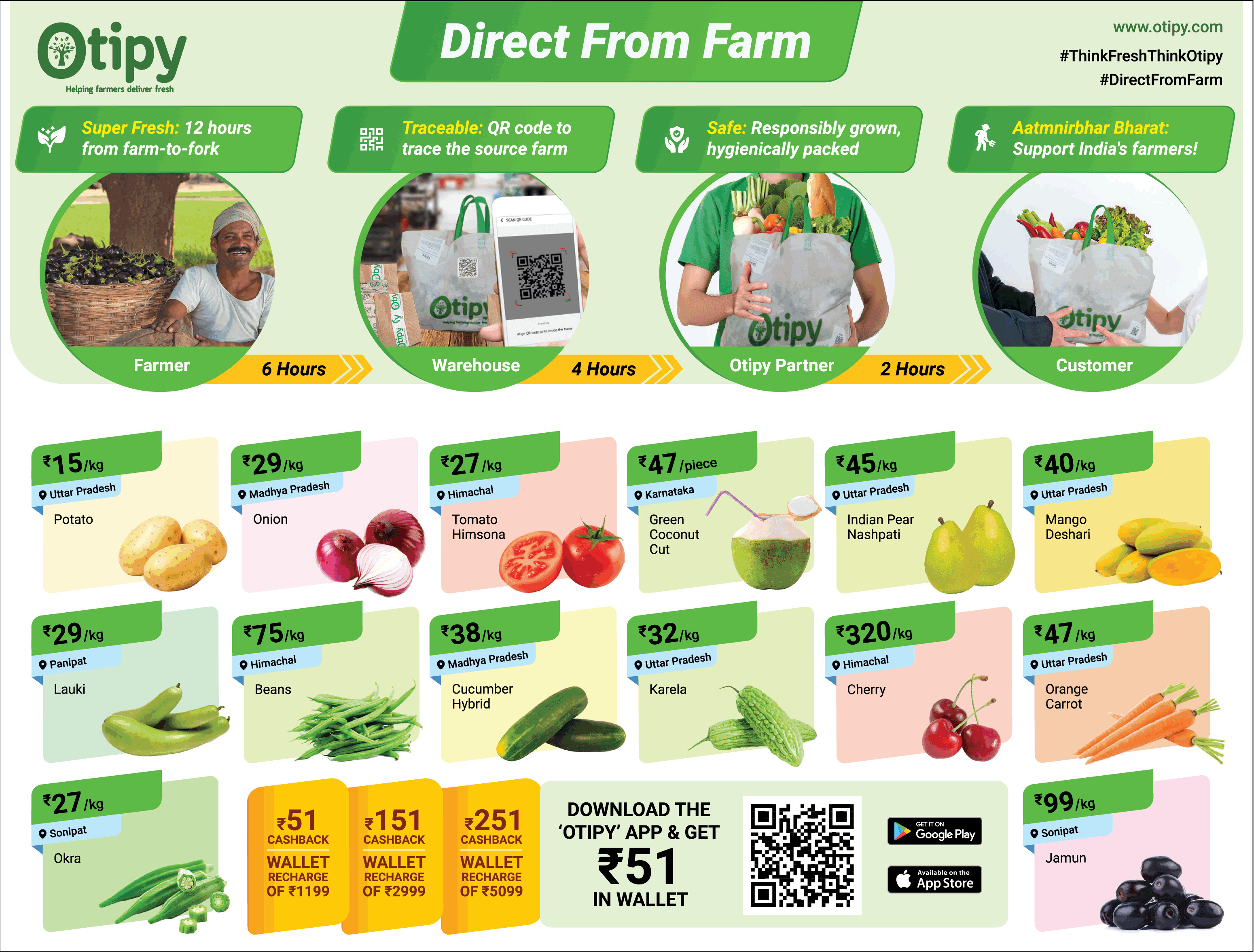 otipy-direct-from-farm-download-the-otipy-app-and-get-rs-51-in-wallet-ad-times-of-india-delhi-10-7-2021