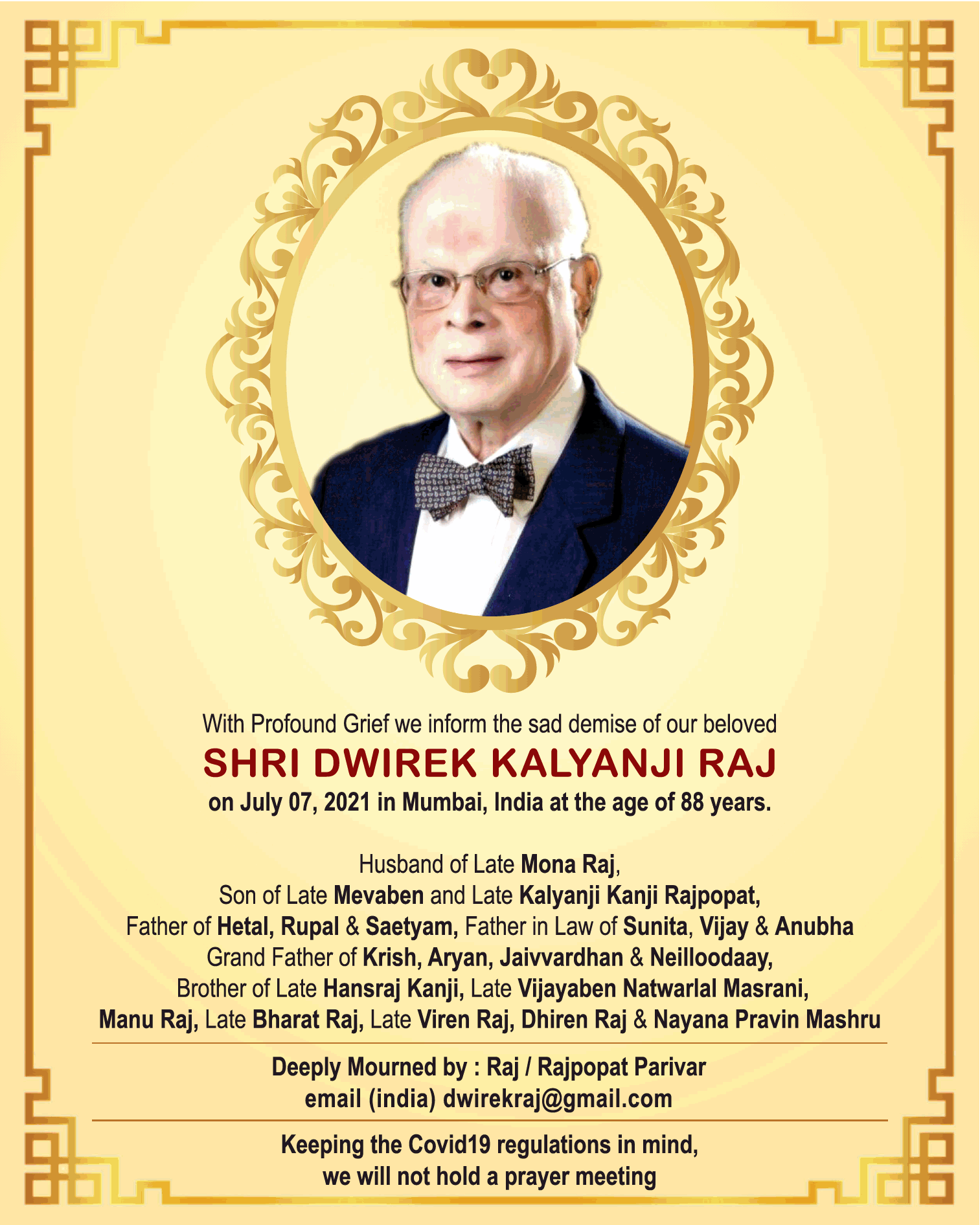 shri-dwirek-kalyan-raj-obituary-ad-times-of-india-mumbai-9-7-2021