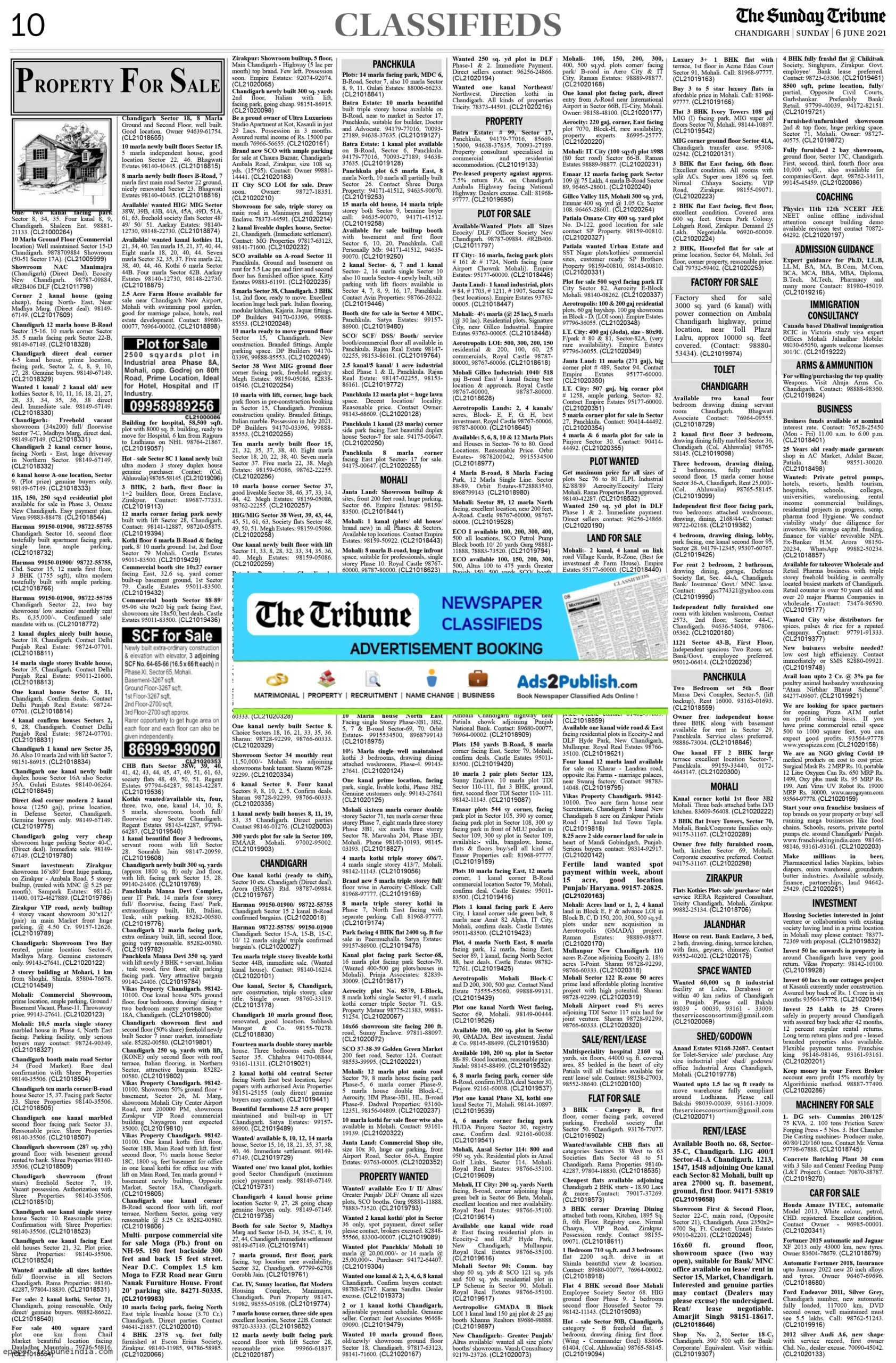 The Tribune, Chandigarh, India - Business