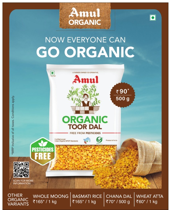 amul-organic-now-everyone-can-go-organic-whole-moong-basmati-rice-chana-dal-wheat-atta-ad-times-of-india-delhi-27-04-2023.jpg