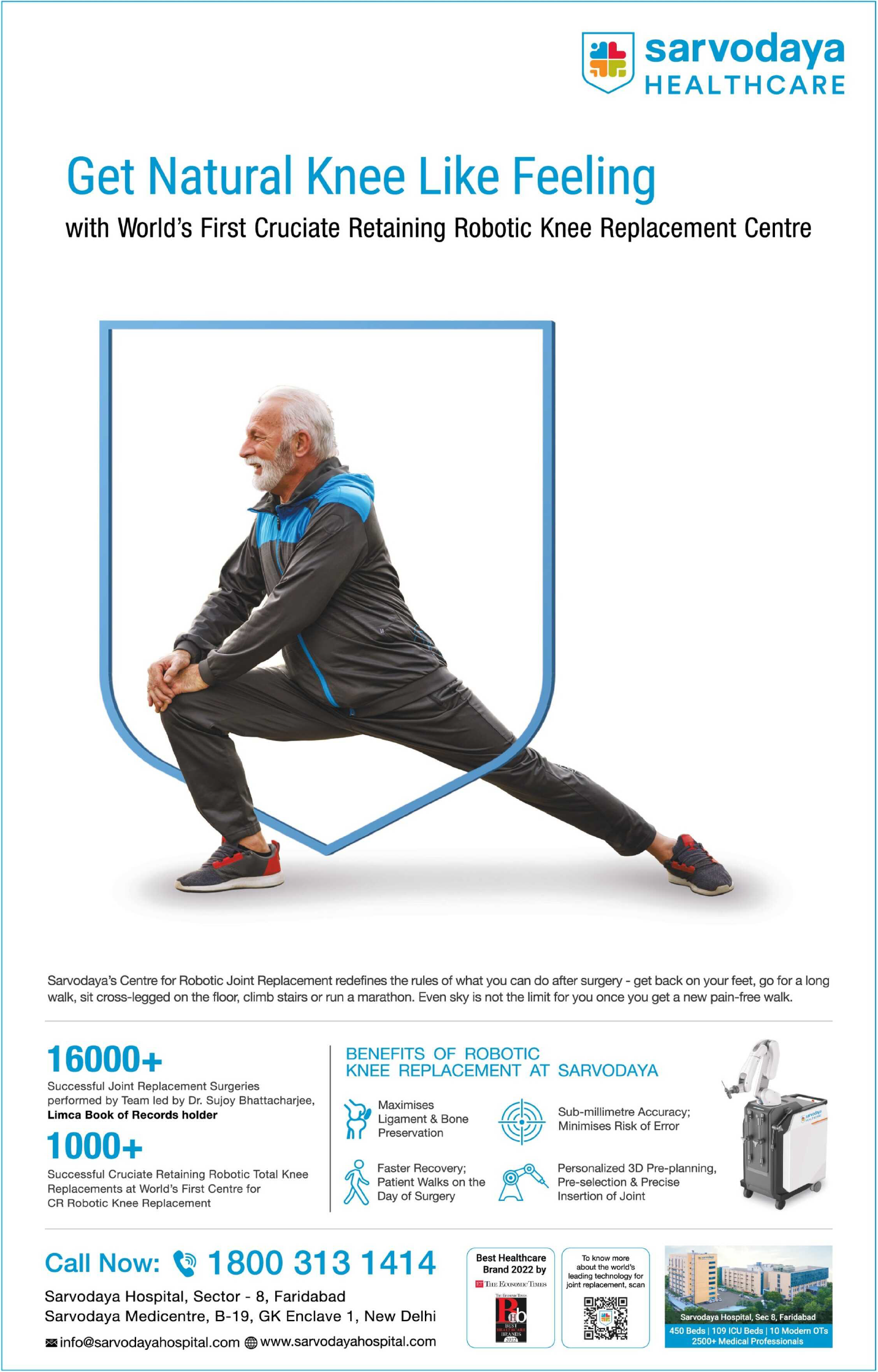 sarvodaya-healthcare-get-natural-knee-like-feeling-with-world's-first-cruciate-retaining-robotic-knee-replacement-centre-ad-hindustan-times-28-04-2023.png