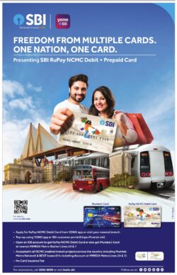 sbi-freedom-from-multiple-cards-one-nation-one-card-ad-times-of-india-mumbai-30-06-2023