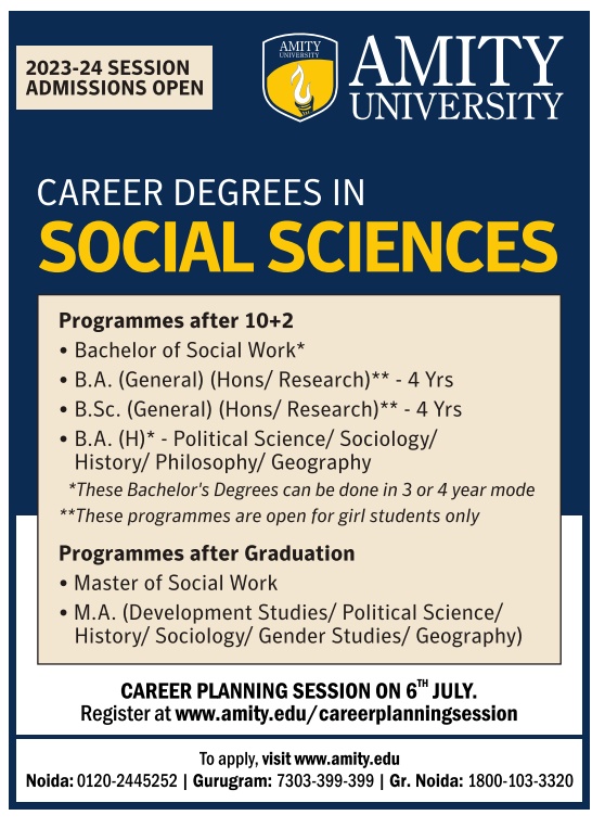 amity-university-career-degrees-in-social-sciences-ad-times-of-india-delhi-05-07-2023