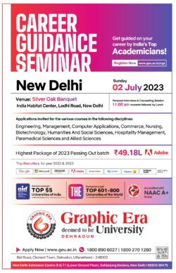 graphic-era-university-deemed-to-be-dehradhun-career-guidance-seminar-ad-times-of-india-delhi-01-07-2023