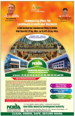 new-okhla-industrial-development-authority-commercial-plots-for-landmark-growth-and-business-ad-times-of-india-jaipur-08-11-2023