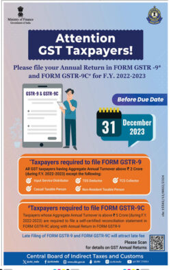 attention-gst-taxpayers-file-your-annual-return-in-form-gstr-9-and-gstr-9c-for-fy-2022-23-before-due-date-31-december-2023-ad-deccan-chronicle-hyderabad-27-12-2023