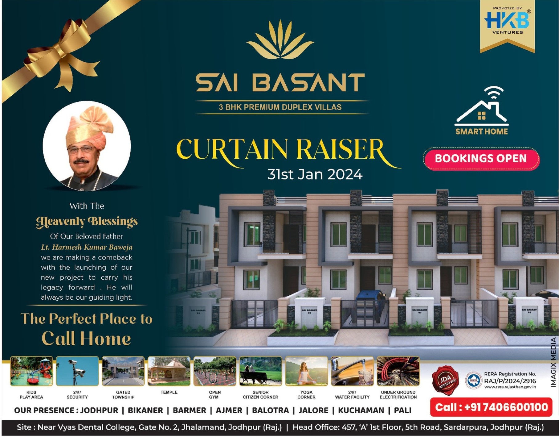 sai-basant-premium-duplex-villas-ad-rajasthan-patrika-jodhpur-30-01-2024