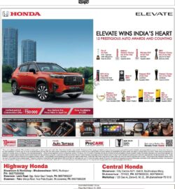 honda-elevate-wins-indias-heart-prestigious-auto-awards-and-counting-ad-sambad-bhubaneshwar-10-03-2024