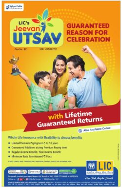 lic-jeevan-utsav-guranteed-reason-for-celebration-with-lifetime-ad-times-of-india-chennai-21-05-2024