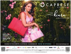 caprese handbags the kiara collections ad times of india chennai 02 07 2024