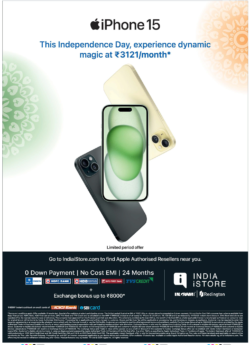 iphone 15 this independence day experience dynamic magic ad deccan chronicle hyderabad 09 08 2024