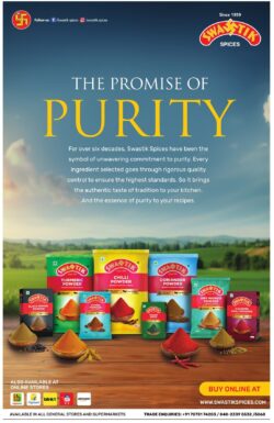 swastik spices since 1959 the promise of purity and the essence ad times of india hyderabad 01 08 2024