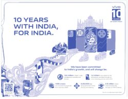 vivo 10 years of commitment with india for india 150 millions manufactured ad times of india bangalore 02 09 2024