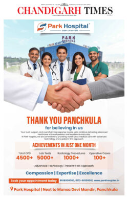 park-hospital-thank-you-panchkula-achievements-in-one-month-ad-times-of-india-chandigarh-19-05-2026